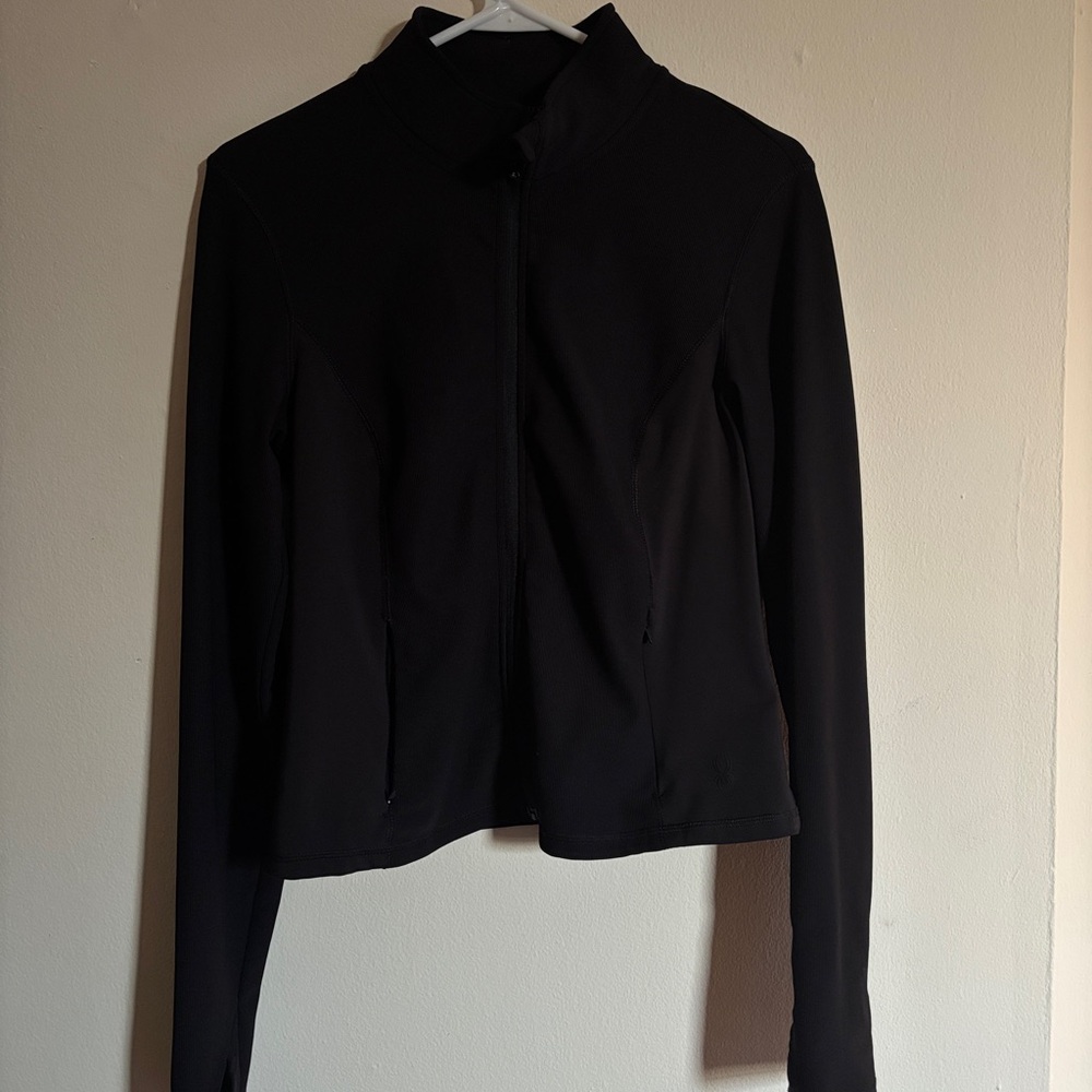 Athletic Women’s crop zip up jacket running